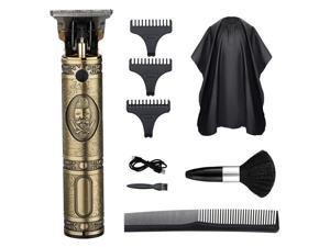 Electric Hair Clipper Barber Hair Clippers Household Hair Trimmer Set Salon Haircut Machine Dedicated Push USB Charging with Clipping Brush Comb Barber Cloth