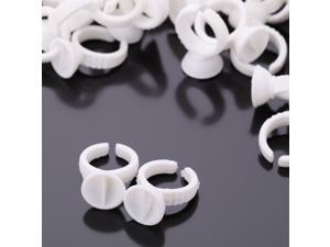 100Pcs/Pack Eyelash Pallet Glue Holder Adhesive Holders Eyelash Extensions Glue Rings 100Pcs/Pack Eyelash Pallet Glue Holder Adhesive Holders Eyelash Extensions Glue Rings