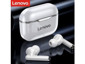 Lenovo LivePods LP1 True Wireless Earbuds BT 5.0 Headphones TWS Stereo Earphones with Touch Control Dual Hosts TWS Headsets IPX4 Waterproof Sports Headphones with Noise Reduction Technology HD call