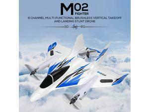 JJRC MO2 2.4G 6CH 3D/6G RC Airplane Brushless Multi-motor Vertical Takeoff Outdoor Stunt LED RC Glider Fixed Wing Aircraft RTF JJRC MO2 2.4G 6CH 3D/6G RC Airplane Brushless Multi-motor Vertical Takeoff Outdoor Stunt LED RC Glider Fixed Wing Aircraft RTF