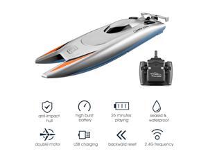 RC Boats for Kids Adult 25KM/H High Speed Racing Boat 2 Channels Remote Control Boats for Pools Racing Boat RC Boats for Kids Adult 25KM/H High Speed Racing Boat 2 Channels Remote Control Boats for Pools Racing Boat
