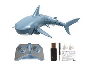 Mini RC Shark Remote Control Toy Swim Toy Underwater RC Boat Electric Racing Boat Spoof Toy Pool