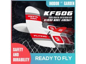 KF606 2.4G RC Airplane Flying Aircraft for Beginner EPP Foam Glider Fixed Wing Airplane RTF Foam Plane Remote Control Gliding Aircraft Model Toys Kids Gifts KF606 2.4G RC Airplane Flying Aircraft for Beginner EPP Foam Glider Fixed Wing Airplane RTF Foam Plane Remote Control Gliding Aircraft Model Toys Kids Gifts