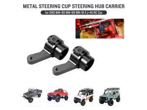 Replacement for D90 MN-90 MN-99 MN-91 FJ-45 JJRC WPL RC Car Metal Steering Cup Steering Hub Carrier Aluminum Alloy Upgrade Parts Replacement for D90 MN-90 MN-99 MN-91 FJ-45 JJRC WPL RC Car Metal Steering Cup Steering Hub Carrier Aluminum Alloy Upgrade Parts