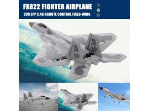 FX822 F-22 Raptor Model Fighter Airplane 2CH EPP 2.4G Remote Control Airplane Fixed-wing RTF Toy