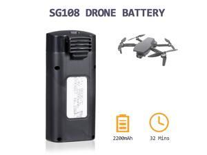 Compatible with SG108 RC Drone RC Drone Battery 7.4V 2200mAh Lithium Replacement Battery Modular Battery for RC Quadcopter Compatible with SG108 RC Drone RC Drone Battery 7.4V 2200mAh Lithium Replacement Battery Modular Battery for RC Quadcopter