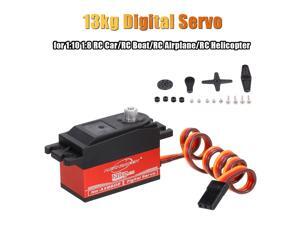 13KG Digital Servo RC Servo High Torque Metal Gear Splash-proof Servo for 1/10 1/8 RC Car RC Boat RC Airplane RC Helicopter RC Model 13KG Digital Servo RC Servo High Torque Metal Gear Splash-proof Servo for 1/10 1/8 RC Car RC Boat RC Airplane RC Helicopter RC Model