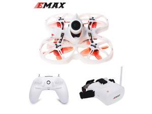 EMAX Tinyhawk II Indoor FPV Racing Drone High Speed 50 KM/H F4 5A Brushless Drone with Camera 700TVL Quadcopter FPV Glasses RTF