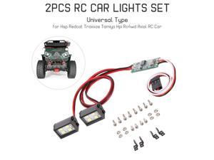 4Pcs RC Car Multi-Function Square 4 LED Lights  for Axial SCX10 TRX-4 HSP Redcat 