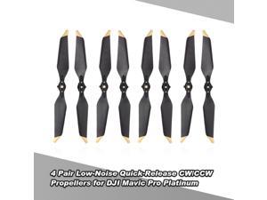 4 Pair 8331 Low-Noise Quick-Release CW/CCW Propellers for DJI Mavic Pro Platinum