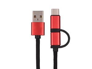 Original Huawei 2 in 1 Data Cable Type-C Micro USB Charging Cable Sync Data Line Cord Durable Charge Cable For Xiaomi Huawei Samsung Galaxy Nokia Sony Android Phone