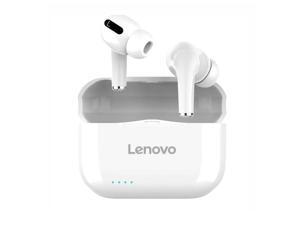 Lenovo LP1S TWS Wireless BT Headphone True Wireless In-ear Sports Earbuds IPX4 Waterproof Headphone with Charging Case White Lenovo LP1S TWS Wireless BT Headphone True Wireless In-ear Sports Earbuds IPX4 Waterproof Headphone with Charging Case White