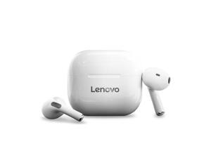 Lenovo LP40 TWS Headphone True Wireless BT Earbuds Semi-in-ear Sports Earbuds with 13mm Moving Coil Long Endurance Time White Lenovo LP40 TWS Headphone True Wireless BT Earbuds Semi-in-ear Sports Earbuds with 13mm Moving Coil Long Endurance Time White