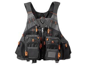 Lixada Outdoor Angeln Weste  Multi Pocket Atmungsaktives Mesh Angeln G5K8 