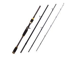 Carbon Fiber Spinning Casting Rod Pole Saltwater Freshwater Travel Fishing Rods 