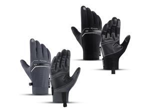 Winter Men Women Cycling Gloves Windproof Waterproof Anti-Slip Touchscreen Warm Fleece Full Finger Bicycle Skiing Gloves Winter Men Women Cycling Gloves Windproof Waterproof Anti-Slip Touchscreen Warm Fleece Full Finger Bicycle Skiing Gloves