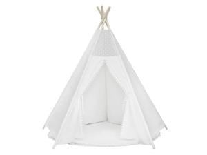 Teepee Tent for Kids Foldable Children Play Tents for Girls and Boys 100% Cotton Canvas Playhouse Toys for Girl and Child Indoor and Outdoor