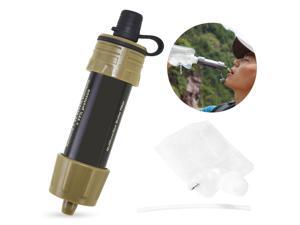 Outdoor Water Filter Straw Water Filtration System Water Purifier for Emergency Preparedness Camping Traveling Backpacking Outdoor Water Filter Straw Water Filtration System Water Purifier for Emergency Preparedness Camping Traveling Backpacking