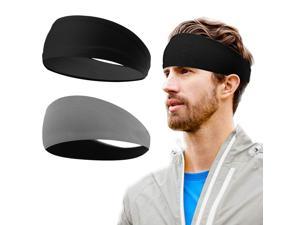 Sport Headband Sweatband Hair Band Anti-slip Headwear Elastic Hair Band Athletic Headband