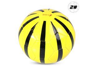 Size 2 Kids Soccer Ball Inflatable Soccer Training Ball Gift with Carrying Sack for Children Students
