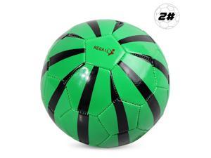 Size 2 Kids Soccer Ball Inflatable Soccer Training Ball Gift with Carrying Sack for Children Students