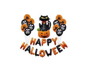 Halloween Party Decorations, Hanging Happy Halloween Balloons Banner Kit, Great for Home Indoor Work Kids Halloween Party Birthday Party Decorations Halloween Party Decorations, Hanging Happy Halloween Balloons Banner Kit, Great for Home Indoor Work Kids Halloween Party Birthday Party Decorations