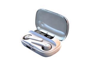 Lenovo QT81 TWS Wireless BT Headphone Semi-in-ear Sports Earbuds Waterproof Sweatproof Earphone with Digital Display Screen White Lenovo QT81 TWS Wireless BT Headphone Semi-in-ear Sports Earbuds Waterproof Sweatproof Earphone with Digital Display Screen White