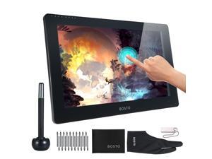 BOSTO Studio 16HDT 15.6 Inch Portable Graphic Monitor Drawing Tablet All-in-One Computer 1920*1080 HD Resolution 8G+256G Memory Support Touch-Control with 8192 Level Pressure Battery-Free BOSTO Studio 16HDT 15.6 Inch Portable Graphic Monitor Drawing Tablet All-in-One Computer 1920*1080 HD Resolution 8G+256G Memory Support Touch-Control with 8192 Level Pressure Battery-Free