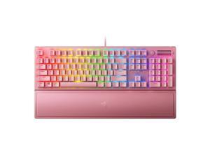 Razer BlackWidow V3 Quartz Edition Mechanical Keyboard 104 Keys Wired Gaming Keyboard with Razer Chroma RGB Effect Green Switch Razer BlackWidow V3 Quartz Edition Mechanical Keyboard 104 Keys Wired Gaming Keyboard with Razer Chroma RGB Effect Green Switch