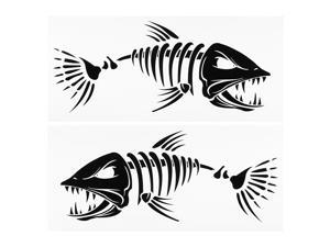 2 Pieces Fish Teeth Mouth Stickers Skeleton Fish Stickers Fishing Boat Canoe Kayak Graphics Accessories 2 Pieces Fish Teeth Mouth Stickers Skeleton Fish Stickers Fishing Boat Canoe Kayak Graphics Accessories