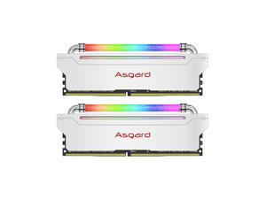 Asgard DDR4 Desktop Computer Memory RGB RAM 3600MHz High Frequency Support XMP2.0 Auto Overclocking White 16GB(8GB*2)