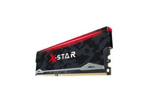 X-Star DDR4 RGB RAM 3200MHz Desktop Memory 260 Pin Less Power Consumption Plug and Play for Intel/AMD Motherboards Black 16GB X-Star DDR4 RGB RAM 3200MHz Desktop Memory 260 Pin Less Power Consumption Plug and Play for Intel/AMD Motherboards Black 16GB
