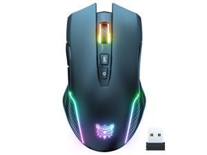 ONIKUMA CW905 2.4G Wireless Gaming Mouse RGB Backlit E-sports Mouse Optical Computer Mice 5 Adjustable DPI with 7 Programmable Buttons for Laptop Desktop PC Computer ONIKUMA CW905 2.4G Wireless Gaming Mouse RGB Backlit E-sports Mouse Optical Computer Mice 5 Adjustable DPI with 7 Programmable Buttons for Laptop Desktop PC Computer