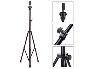 Adjustable Metal Tripod Stand Holder Hairdressing Training Head Mold Wig Mannequin Stand