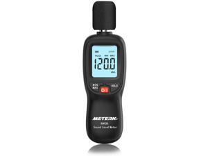 Decibel Meter, Meterk Digital Sound Level Meter, Range 30-130dB(A) Noise Volume Measuring Instrument Self-Calibrated Decibel Monitoring Tester Decibel Meter, Meterk Digital Sound Level Meter, Range 30-130dB(A) Noise Volume Measuring Instrument Self-Calibrated Decibel Monitoring Tester