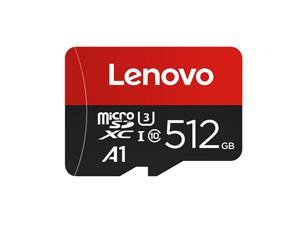 Lenovo 512GB TF Card High-speed Micro SD Card A1 U3 C10 Speed Level up to 100MB/s Read Speed for Phone Tablet Monitoring Device