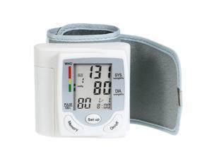LCD Display Blood Pressure  Monitor Wrist Pulse Meter Automatic Digital Pulsometer Sphygmomanometer Family Diagnostic-tool