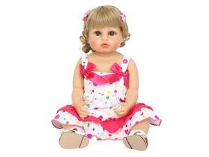 22 inch Handmade Realistic Cute Reborn Doll Newborn Baby Dolls Silicone Vinyl