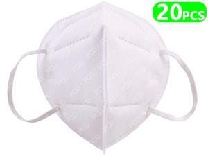 20pcs 5-Layer Face Mask, Mouth Dust Masks Earloop Mask Non-woven Thickened Mouth Mask KN95 Personal protective Mask 20pcs 5-Layer Face Mask, Mouth Dust Masks Earloop Mask Non-woven Thickened Mouth Mask KN95 Personal protective Mask