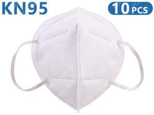 10Pcs KN95 Mask Face Mask Protective Respirator PM2.5 5-Layer N95 Mask Adult Anti-fog Haze Dustproof Non-Woven Fabrics Mask (White, In Stock) 10Pcs KN95 Mask Face Mask Protective Respirator PM2.5 5-Layer N95 Mask Adult Anti-fog Haze Dustproof Non-Woven Fabrics Mask (White, In Stock)