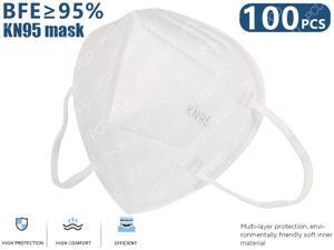 100PCS Reusable KN95 N95 Face Mask 5 Layers Protective Respirator, PM2.5 Dust Mask Adult Anti-Fog Haze Non-Woven Fabrics Mask (White, In Stock) 100PCS Reusable KN95 N95 Face Mask 5 Layers Protective Respirator, PM2.5 Dust Mask Adult Anti-Fog Haze Non-Woven Fabrics Mask (White, In Stock)
