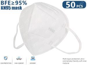 KN95 Mask, 5-layer Non-Disposable KN95 Face Mask Anti Covid-19 Virus N95 Protective Face Mask For Adult (50 PCS, White, In Stock) KN95 Mask, 5-layer Non-Disposable KN95 Face Mask Anti Covid-19 Virus N95 Protective Face Mask For Adult (50 PCS, White, In Stock)