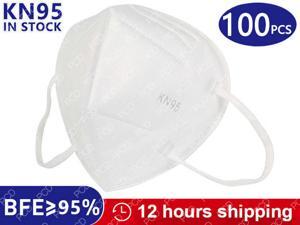 KN95 N95 mask 5 layers filtering face masks anti-dust safety non-woven earloop non-disposable cover mouth dust mask - 100 piece, white, fast shipping, high quality KN95 N95 mask 5 layers filtering face masks anti-dust safety non-woven earloop non-disposable cover mouth dust mask - 100 piece, white, fast shipping, high quality
