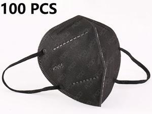 100 PCS N95 KN95 Face Mask, 5 Layer Anti Pollution Earloop Face Masks For Personal Protective N95 Respirator Reusable, Anti Fog PM2.5 Masks (Black) 100 PCS N95 KN95 Face Mask, 5 Layer Anti Pollution Earloop Face Masks For Personal Protective N95 Respirator Reusable, Anti Fog PM2.5 Masks (Black)