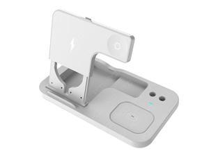 Wireless Charger Dock 4 in 1 Fast Charging Station, QI Quick Charger, Foldable Adjustable Stand for iPhone SE/11/11 Pro Max/XR/XS Max, iWatch 5/4/3/2/1 Airpods Pro/2/1 Apple Pencil Wireless Charger Dock 4 in 1 Fast Charging Station, QI Quick Charger, Foldable Adjustable Stand for iPhone SE/11/11 Pro Max/XR/XS Max, iWatch 5/4/3/2/1 Airpods Pro/2/1 Apple Pencil