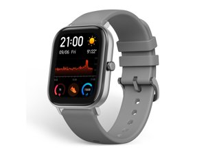 Amazfit GTS Smartwatch, 1.65” AMOLED Display, Slim Metal Body, Smart Notifications, Activity Tracking, 14-Day Battery Life, Water Resistance, Lava Gray Amazfit GTS Smartwatch, 1.65” AMOLED Display, Slim Metal Body, Smart Notifications, Activity Tracking, 14-Day Battery Life, Water Resistance, Lava Gray