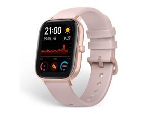 Amazfit GTS Smartwatch, 1.65” AMOLED Display, Slim Metal Body, Smart Notifications, Activity Tracking, 14-Day Battery Life, Water Resistance, Rose Pink Amazfit GTS Smartwatch, 1.65” AMOLED Display, Slim Metal Body, Smart Notifications, Activity Tracking, 14-Day Battery Life, Water Resistance, Rose Pink