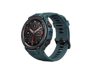 Amazfit T-Rex Pro Smartwatch: 18 Day Battery Life - Built-in GPS - Military Standard Certified - SpO2 - Heart Rate Monitor - 100+ Sports Modes - 10 ATM Waterproof - Music Control, Blue