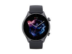 Amazfit GTR 3 SmartWatch: 21-Day Battery Life - GPS Fitness Tracker with 150+ Sports Modes - 1.39” AMOLED Display - Blood Oxygen Heart Rate Tracking - Waterproof with Alexa, Black
