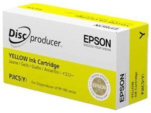 PJIC5-C13S020451 Ink Cartridge (Yellow, 1-Pack) Compatible with Epson DiscProducer PP-100 PP-50 Series Printer